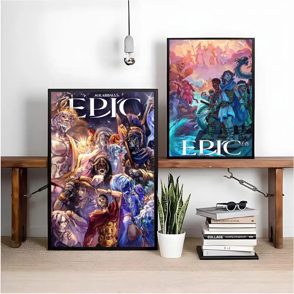 음악 E-epic 뮤지컬 포스터 벽 장식 거실 침실 사무실 주방 현대 캔버스 아트 페인팅 인쇄 홈 디자인