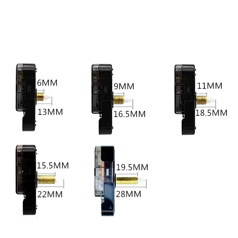 Silent Quartz Clock Movement Mechanism DIY Wall Clockwork Replacement Accessaries 10Sets 3