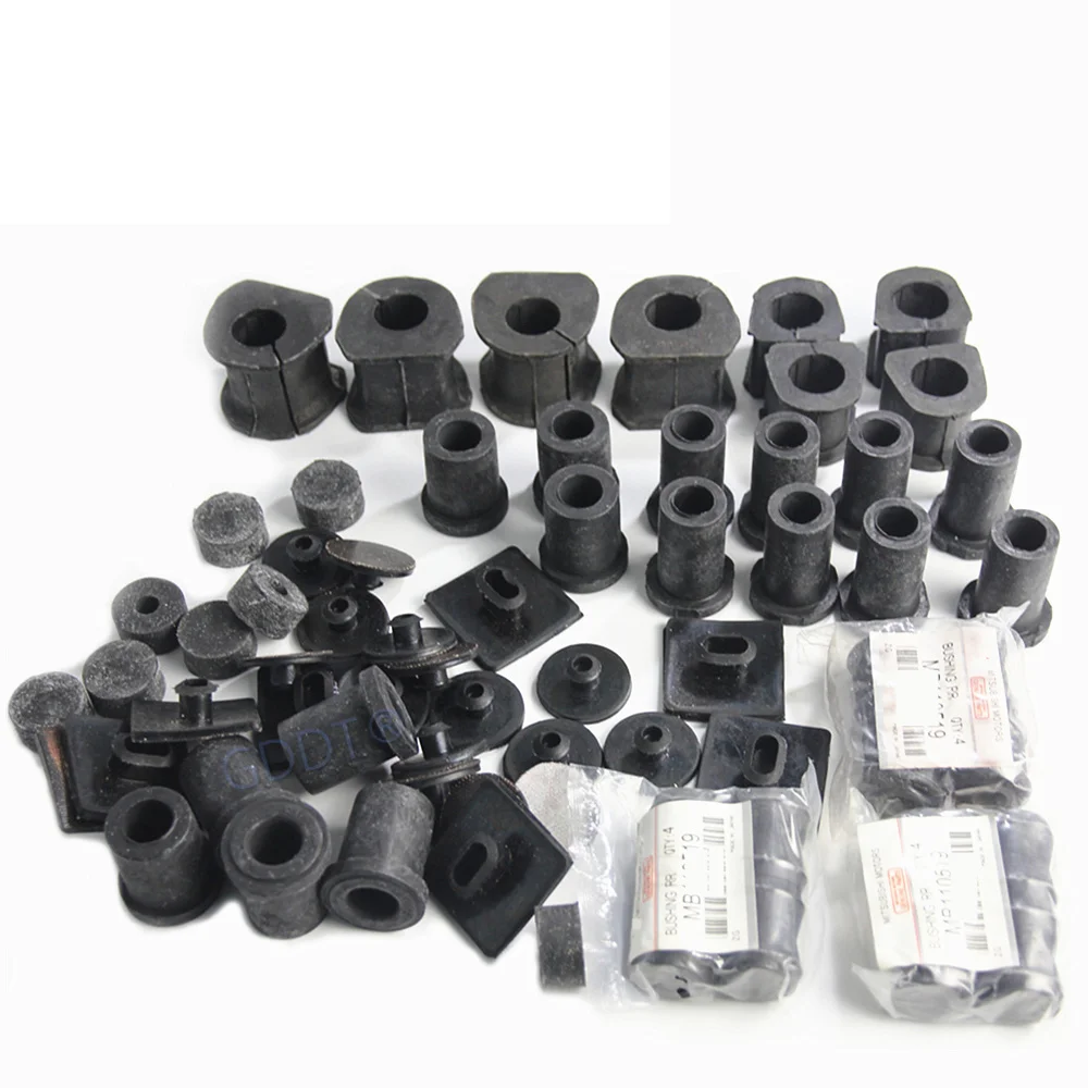 

124 Pieces Independent RR Suspension Arm Rubber For Pajero Bushing For Montero V32 1989-2000 Chassis Rubber Full Kit All Have