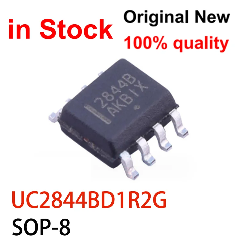 

(10piece) UC2844BD1R2G UC2844B 2844B UC2844 SOP-8 High performance current mode PWM controller chipset