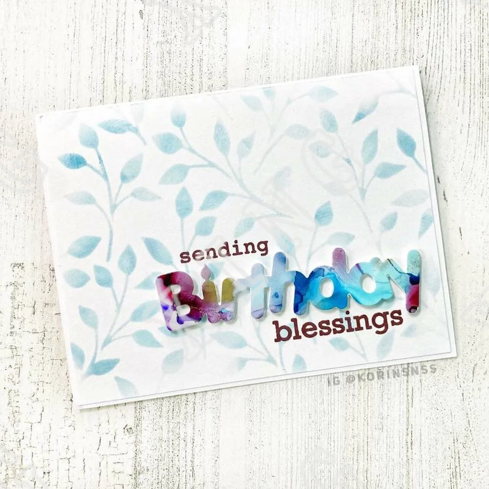 2022 Newest Hot Sale Scrapbook Decorate Craft Embossing Diy Gift Card  Handmade Molds sweet 'n Sassy Leaf Branch Layering Stencil - AliExpress