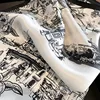 100% Silk Scarf Women 53*53cm Square Foulard Female Design Print Neck Scarf Hair Bandana Wirst Headkerchief 4