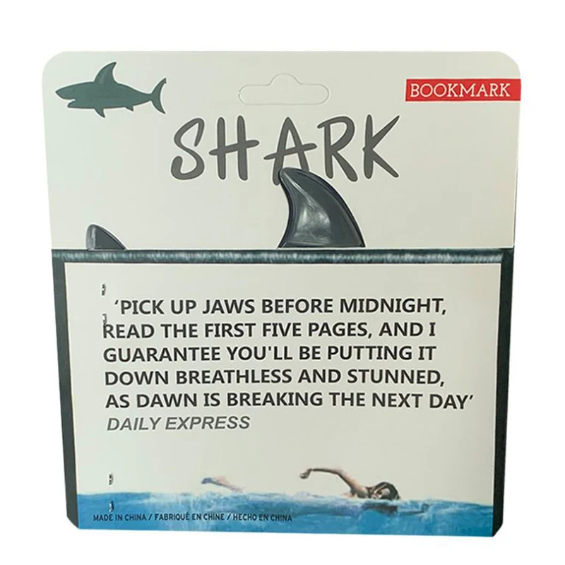 Animal bookmark Bookmarks stationery supplies Creative shark bookmark PP material for kids