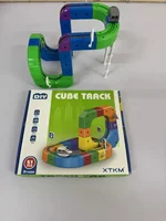 Electric Magnetic Track Set With Anti-Gravity Vehicles - 100+ Pieces Stem Building Toys, Creative Diy Railway For Kids Gift Toy