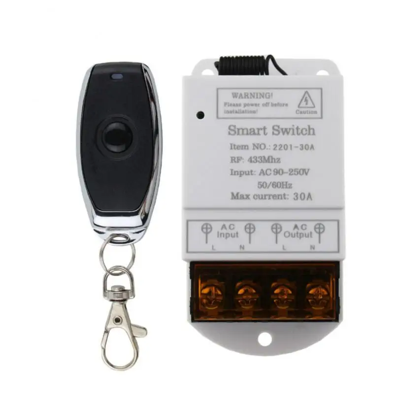 Interrupteur à Télécommande Sans Fil 433Mhz DC 5V 6V 12V 24V,Module