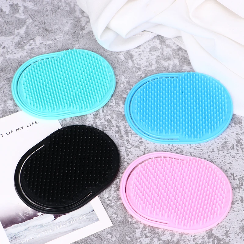 1Pcs Head Massage Brush Soft Shampoo Brush Bathroom Products Plastic Sanitary Comb Washing Hair Scalp Shower Body brand new bidet spray bidets handheld multi functional sanitary shower head toilet spray universal 1pcs abs bidet