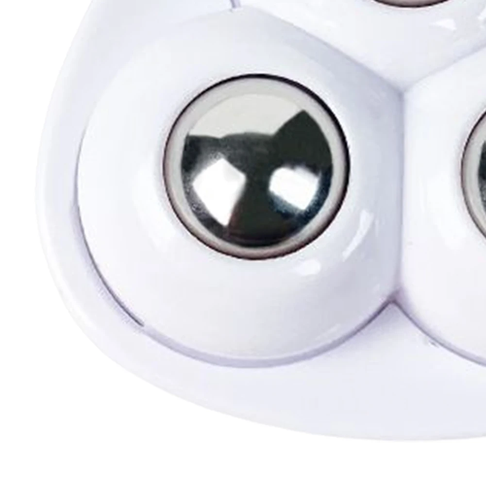 Self Adhesive Rolling Caster Pulleys 360 Degree Free Rotation Swivel Caster Wheels for Trash Can Bottom Kitchen Small Appliances