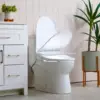 UXA Pearl Auto Bidet Toilet Seat in Elongated White | Endless Warm Water | Automatic Lid and Seat | Arced Stainless Stee 2