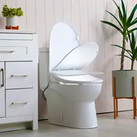 UXA Pearl Auto Bidet Toilet Seat in Elongated White | Endless Warm Water | Automatic Lid and Seat | Arced Stainless Stee 2
