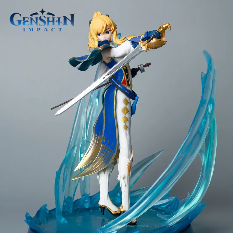 

26CM New Genshin Impact Jean Gunnhildr Anime Figure Dandelion Knight Game Ganyu Action Figurine Collection Model Doll Toys Gift