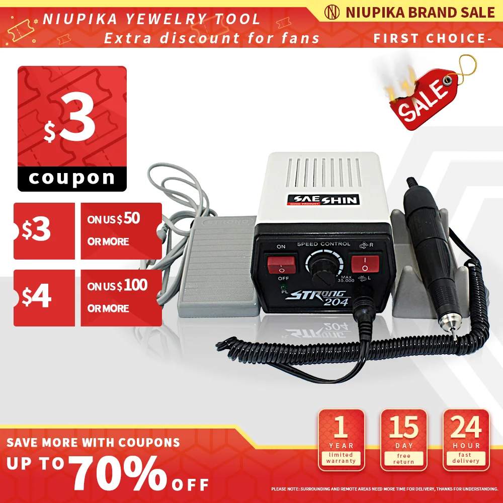 204PolisherEquipmentGoldsmithJewelersEngravingMachineJewelry