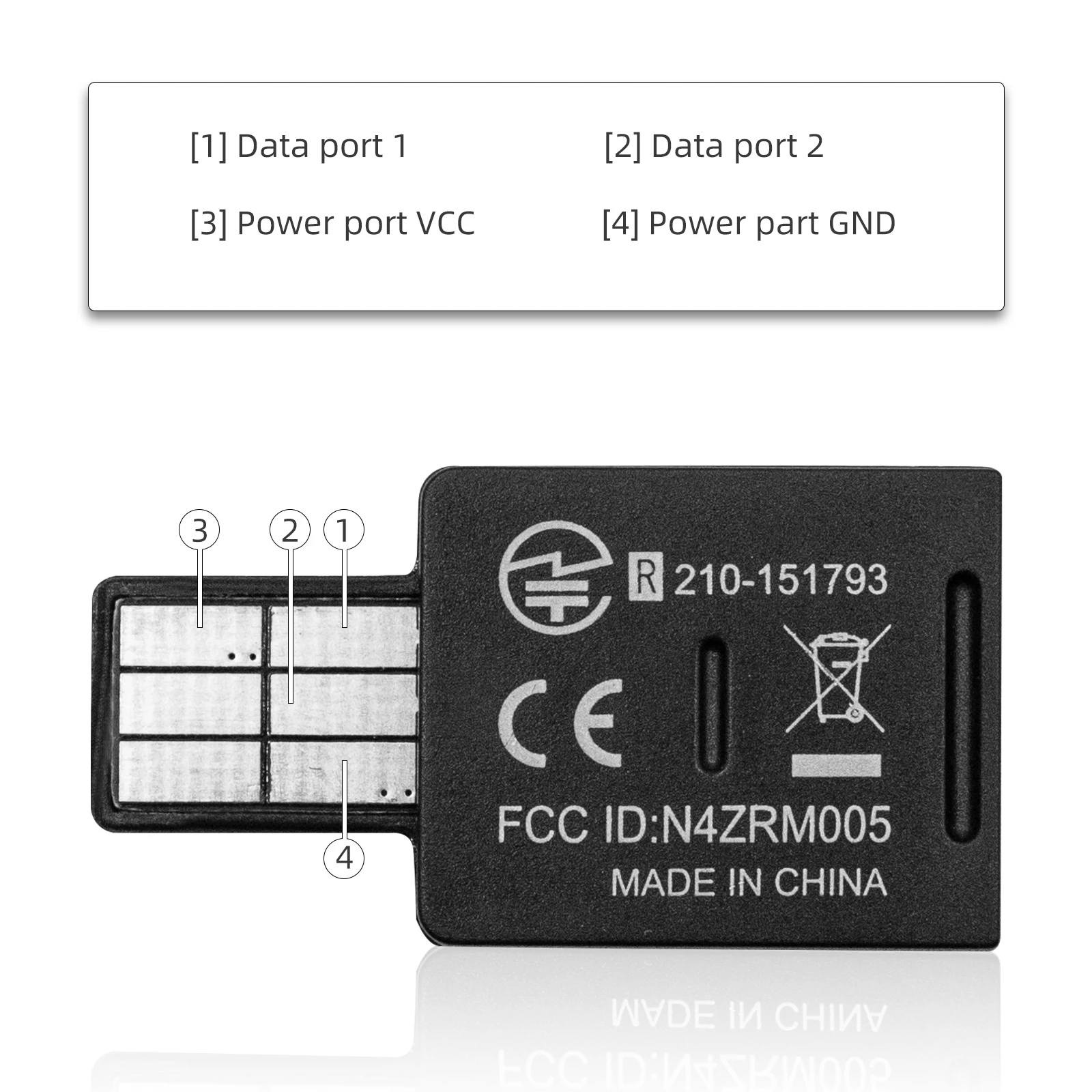 Модуль приемника FS-RM005 Mini-Z FHSS 2,4 ГГц для NB4/NB4 Pro