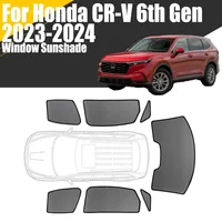 Custom Magnetic Car Window Sunshade For Honda CR-V 6th Generation 2023-2024 Curtain Mesh Front Windshield Frame Curtain CRV 1