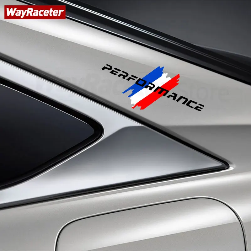 Autodomy Stickers Stickers Franse Vlag | Set van 6 Franse Vlag Stickers voor Auto, Motor, Scooter, Quad, ATV, Fiets, Helmen | Sticker France Bestand Tegen Regen en Zon