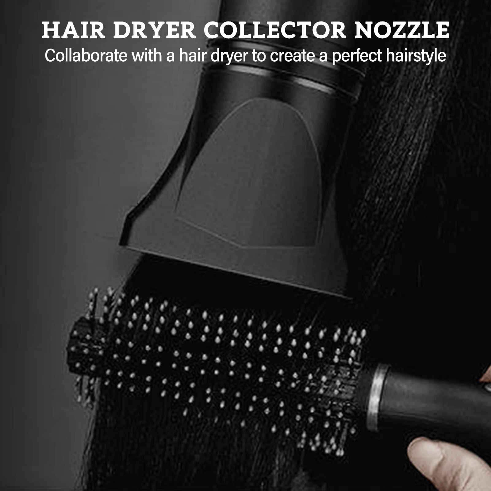 Description Picture 4 of item1.77inch diameter Hair Dryer Nozzle Replacement Plastic Hair Dryer Diffuser Attachment for Home Salon Travel Woman Kids
