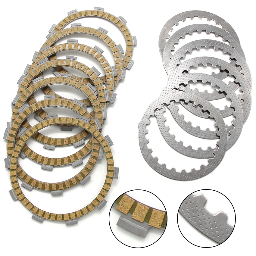 Kupplungsreibscheiben-Platten-Set für Honda CR60 RF/RG CRM75 RK/RL/RM/RP/RR NSR75 CR80 MBX80 MTX80 OEM: 22201-MR8-000 22201-HP2-670 – Detail 4