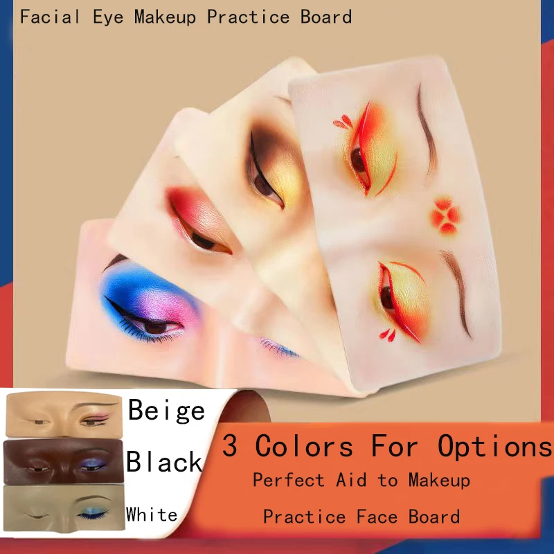 The Perfect Aid To Practicing Makeup Silicone Face Eye Makeup Practice