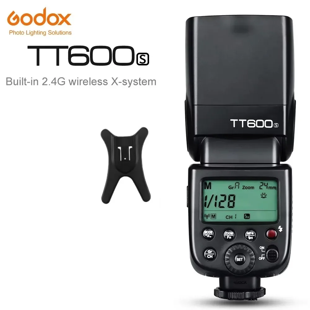 פלאש מצלמה Godox TT600S Speedlite GN60 2.4G אלחוטי עם מערכת X עבור מצלמות סוני DSLR a7II a7 a7r a7s A6000 A6300 A7MII