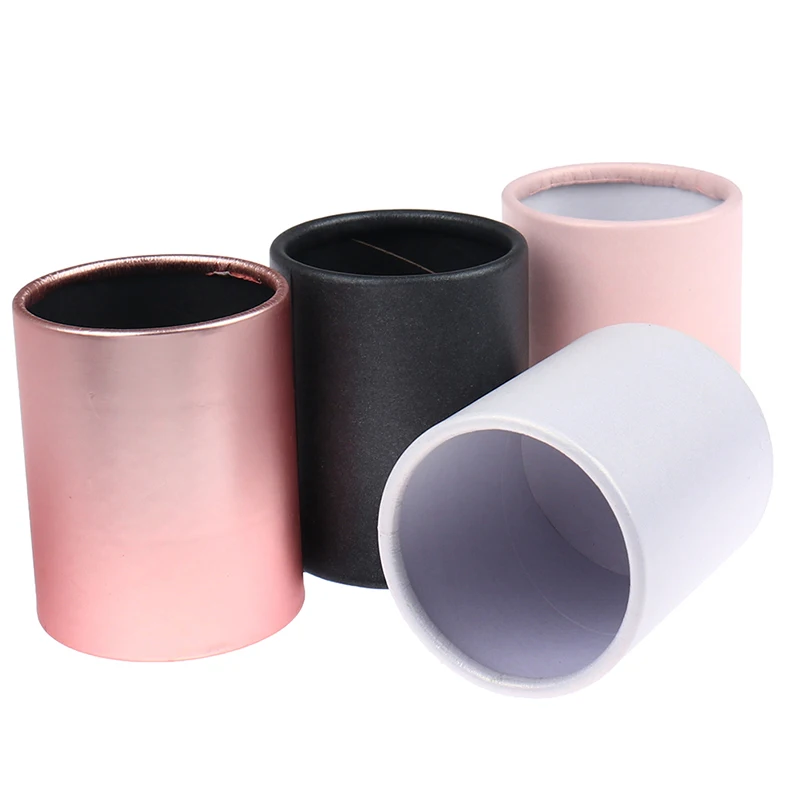 4pcs Flower Box Gift Packaging Box Portable Round Small Hug Bucket Storage Flower Cardboard Candy Day Mother Rose