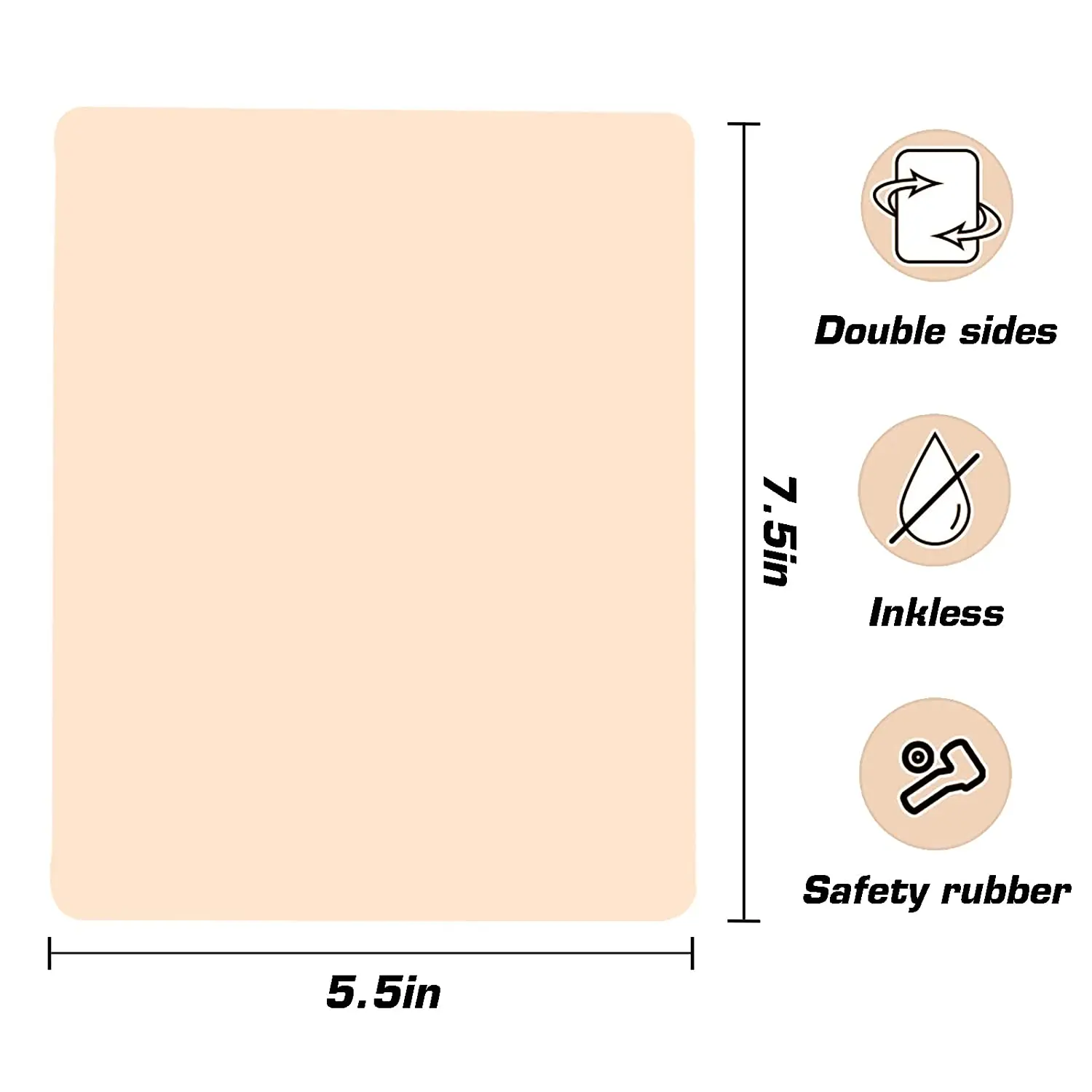 30/10/5/1PCS Silicone Tattoo Practice Skin Double Fake Tattoo Skin  Permanent Makeup Tattoo Beginner Practice Synthetic Leather 3