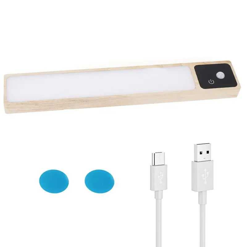 

Ночник с датчиком движения, беспроводная подзарядка через USB, для шкафа, для спальни, гардероба, лампа для внутреннего освещения