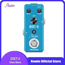 

Rowin Vintage British Amplifer Distortion Guitar Effect Pedal For Electric Guitars