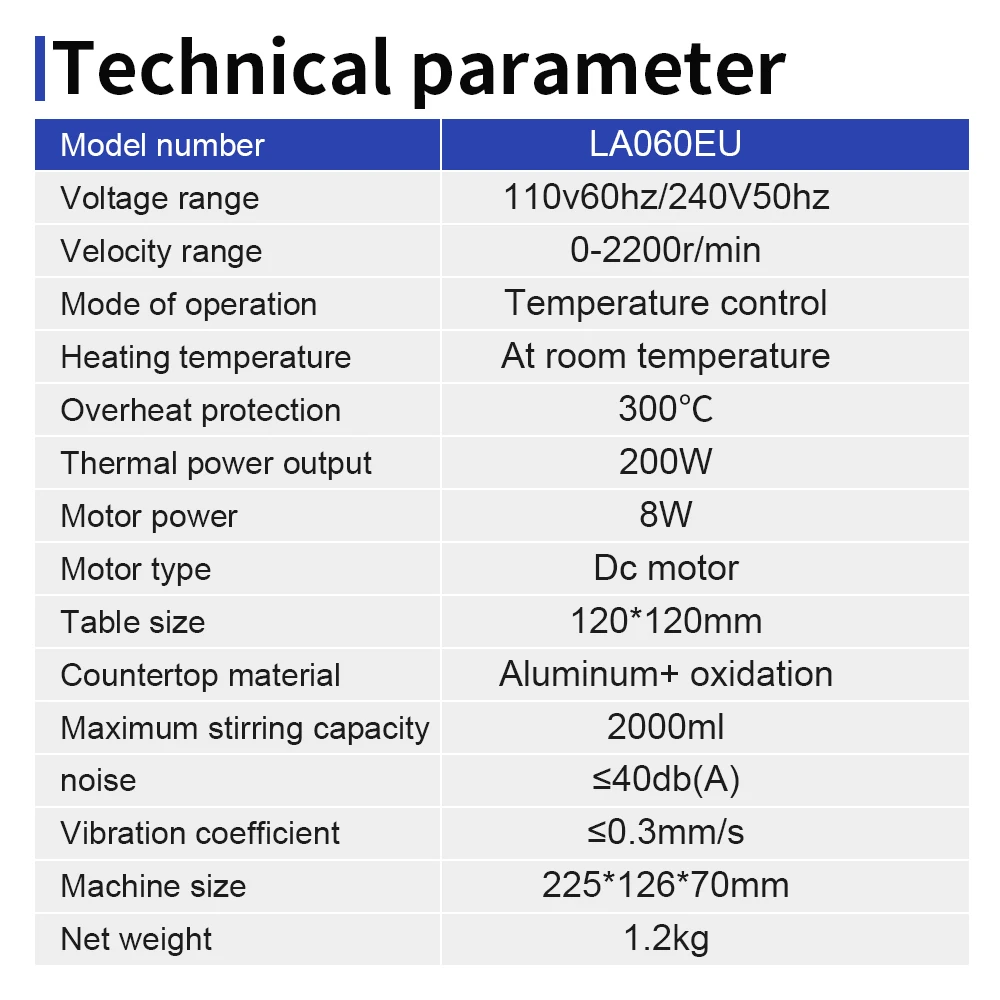 1L Heating Magnetic Stirrer Digital Display Thermostatic Stirrer Laboratory Chemistry Hot Plate Magnetic Mixer 0-1600rpm
