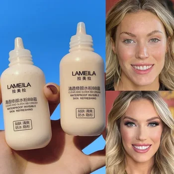 Matte Liquid Foundation Cream Waterproof Long Lasting Oil-control Cover Acne Base Cream Makeup Moisturize Concealer Cosmetics