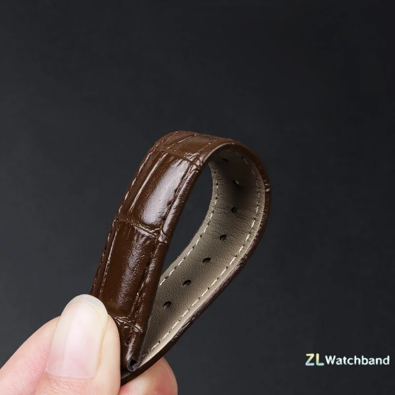 Premium Calfskin Leather Slub Pattern Watch Strap - Universal Fit