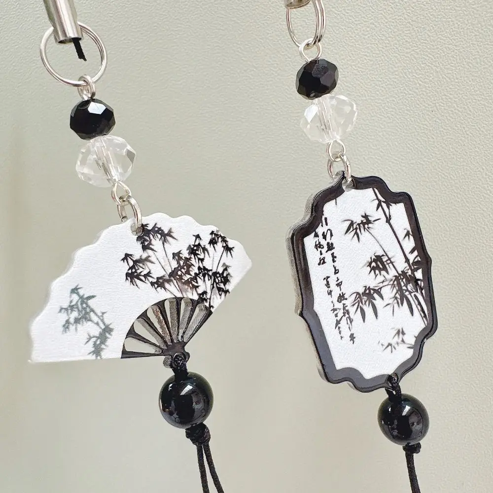 아크릴 중국 스타일 나비 펜던트 DIY 수제 안티-분실 레트로 페르시 전화 체인 악세사리 Ins