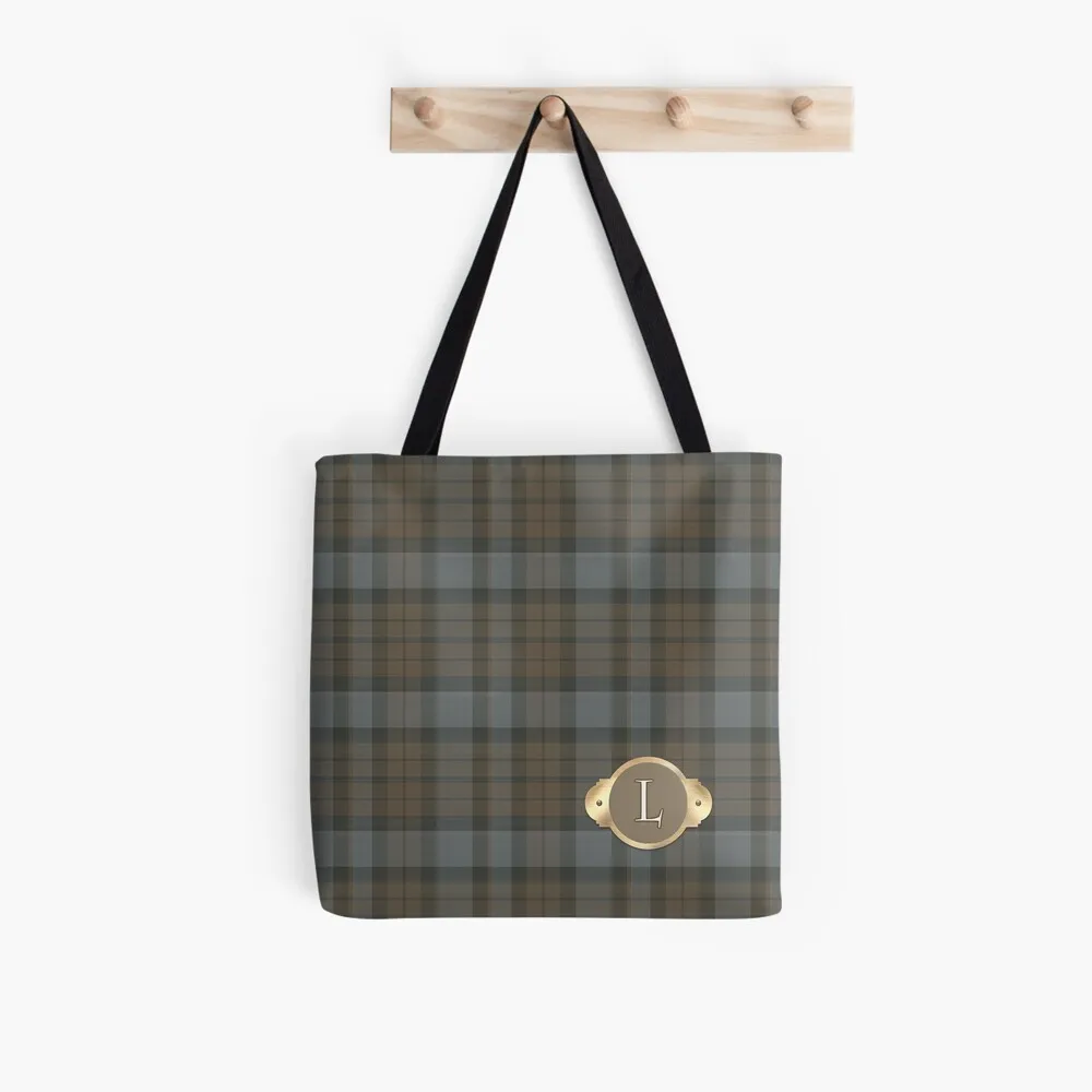 Women Shopper bagOutlander MONOGRAM L Printed Bag Harajuku Shopping Canvas Shopper Bag girl handbag Tote Shoulder Lady Bag