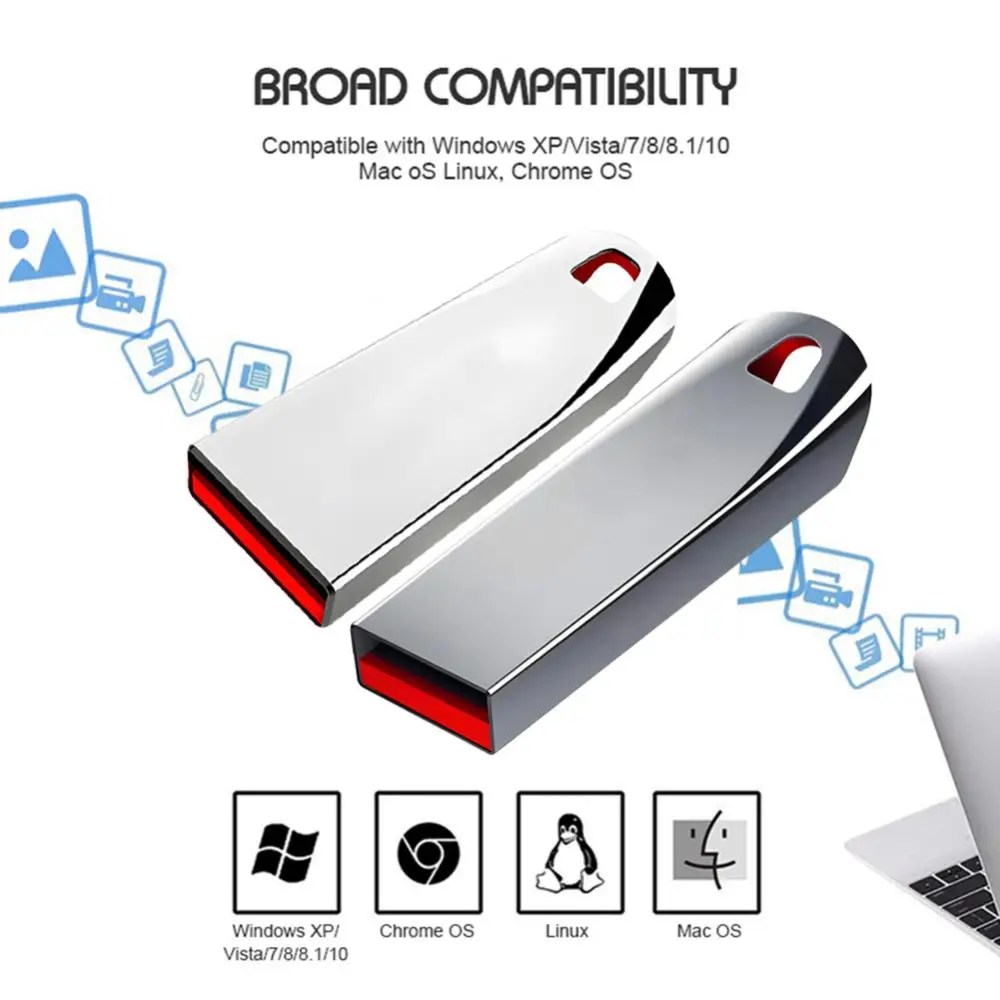 2TB USB 3.0 Flash Drives Mini Metal Pen Drive 1TB Memory Stick Storage U Disk usb flash drive flash drive pen drive