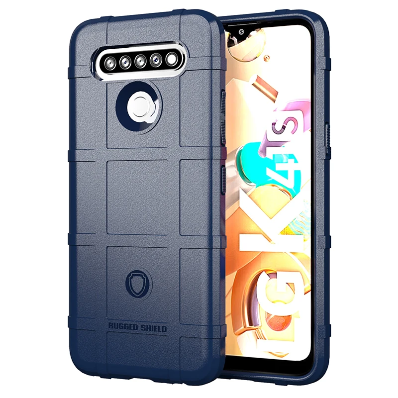 

Armor Heavy Phone Case for LG K41S k 41s Shockproof Matte Rubber Soft Cover for lg k41s K41 S Silicone Shield Cases