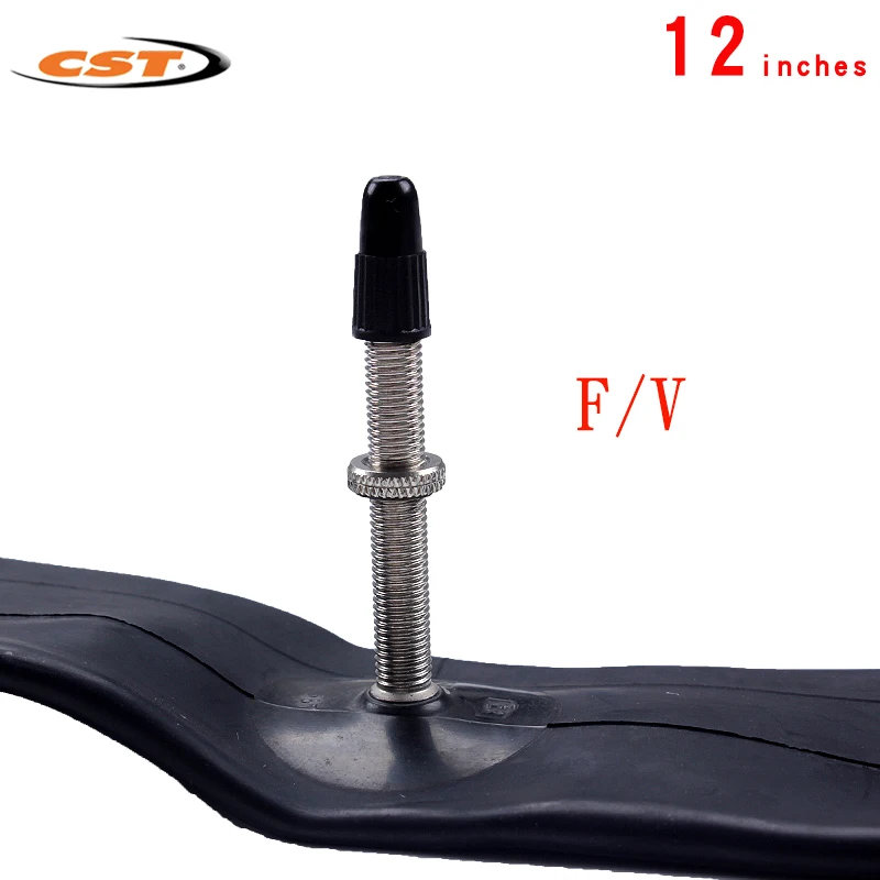 CST-Bicycle Inner Tube, Folding Bike Tire, Children's Cycling Inner Tube, BMX, 12x1/2x1.75x2-1/4 AV, 12*1/2*2 1/4