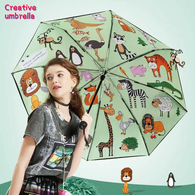 

2022 Flat Cute Mini Umbrella Three Folding UV Luxury Umbrella Rain Women Portable Summer Outdoor Pocket Sun Umbrella Girls Gift