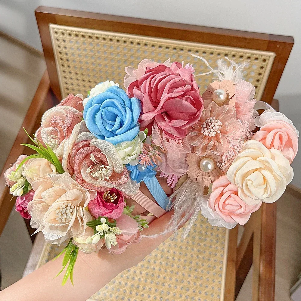 Artificial Flower Crown Headband Keyword 5