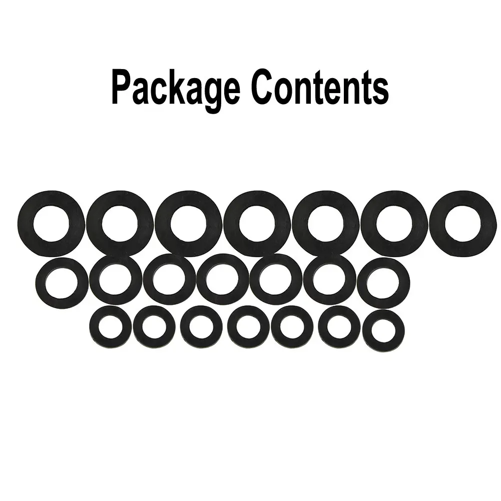 

21pcs Mixed Tap Washers Rubber Washers Drip Sink Shower Hose O-Ring Gasket Seal 3/8\" 1/2\" 3/4\" Home Plumbing Fixtures