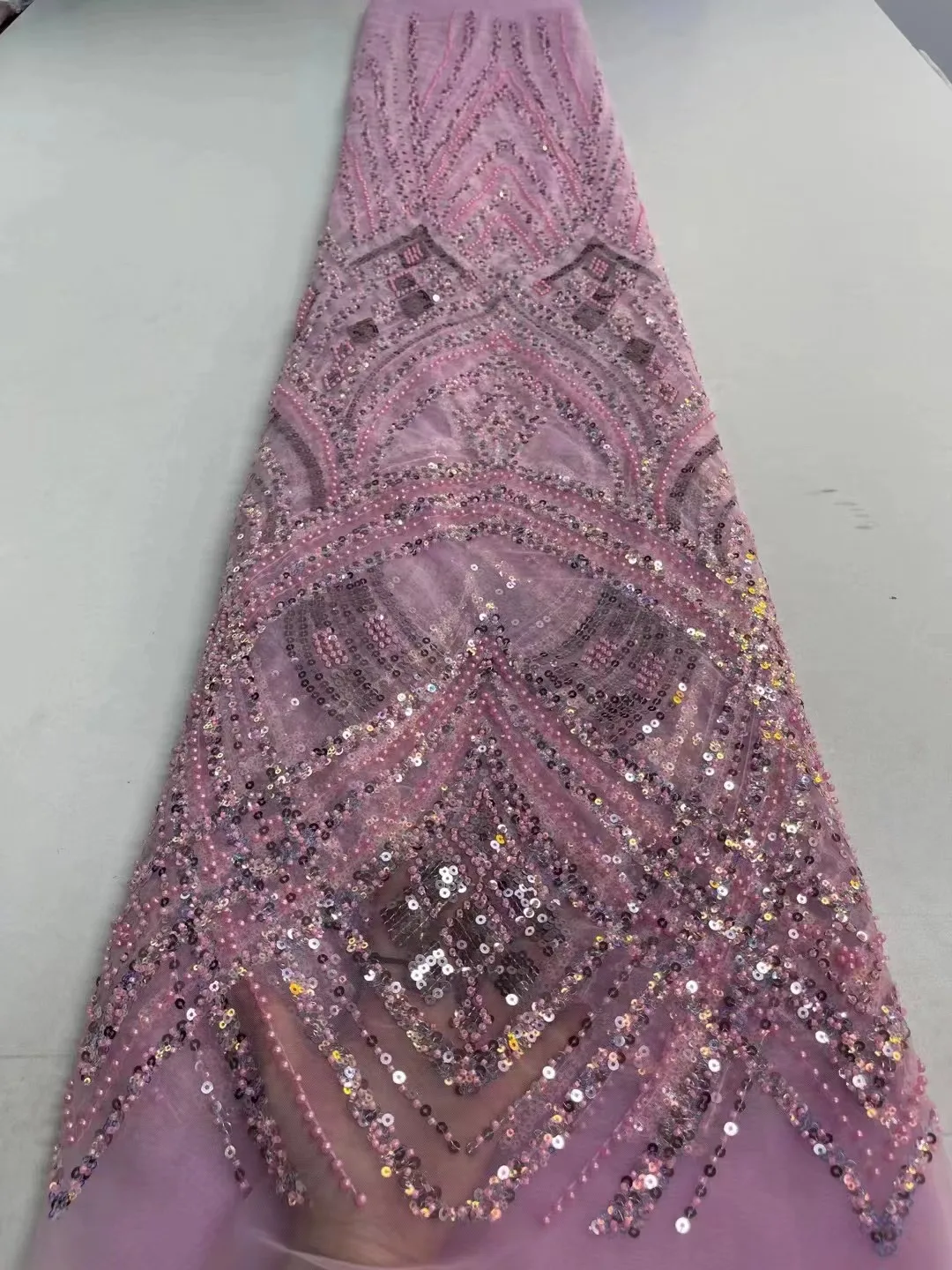 

Новое поступление, большое цветочное кружево с вышивкой из бисера и блесток, высококачественное роскошное вечернее платье