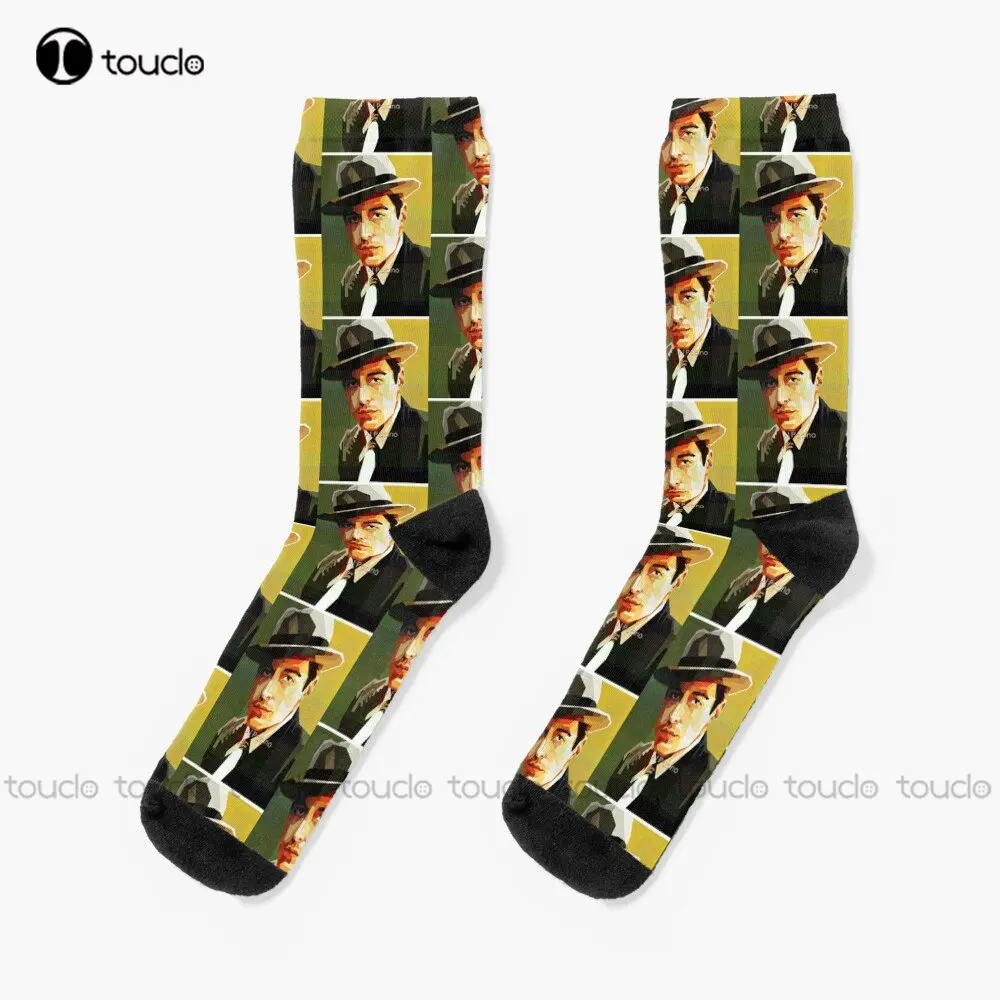 

Al Pacino Socks White Soccer Socks Men 360° Digital Print Personalized Custom Unisex Adult Teen Youth Socks Custom Gift Art