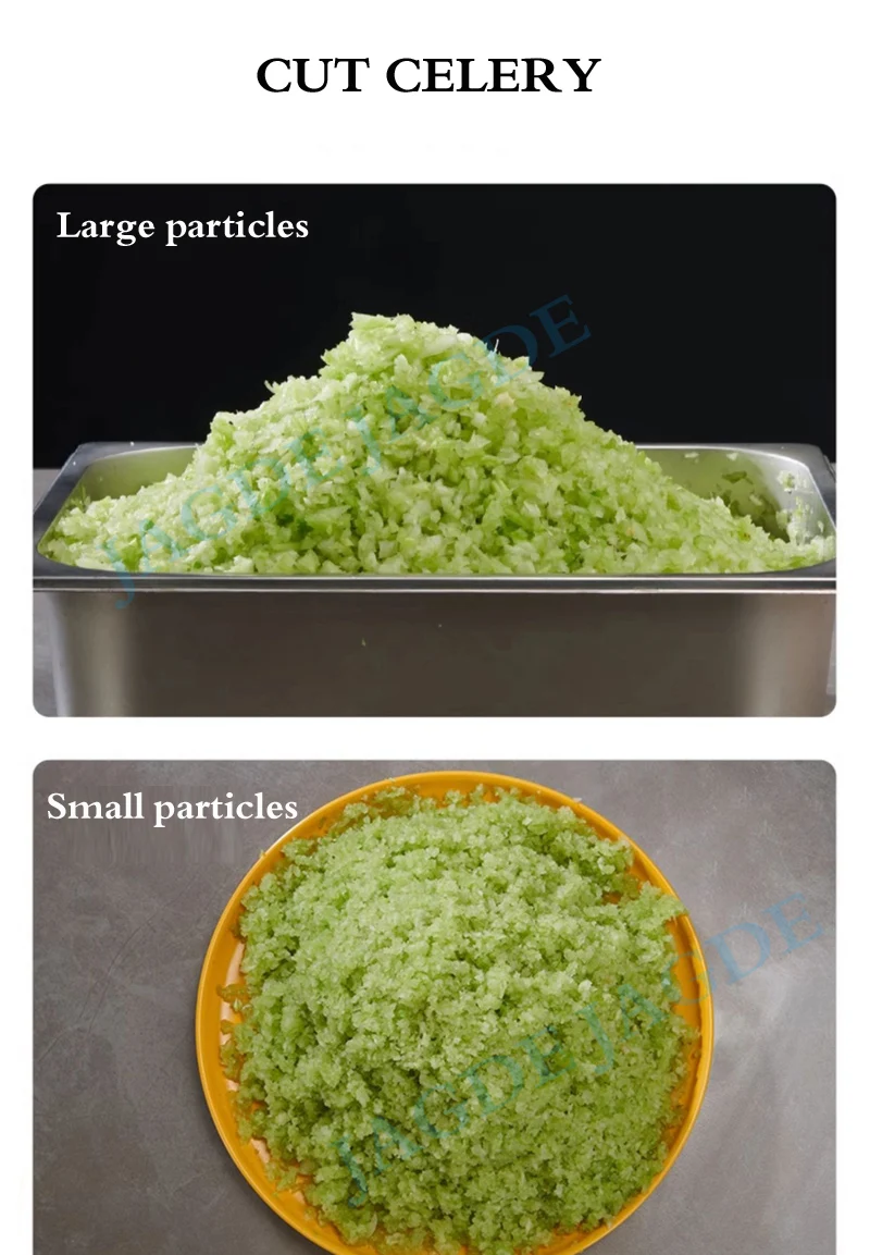 Description Picture 5 of itemDesktop Electric Vegetable Cutter Shredder Machine Vegetable Onion Cutter Cabbage Pepper Ginger Chopper Machine