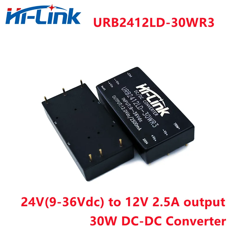 Hi-Link Новый 30 Вт DCDC изолированный URB2412LD-30WR3 импульсный источник питания с 24 В до 5V6A/2V2.5A/15V2A/24V1.25A мини-преобразователь IC