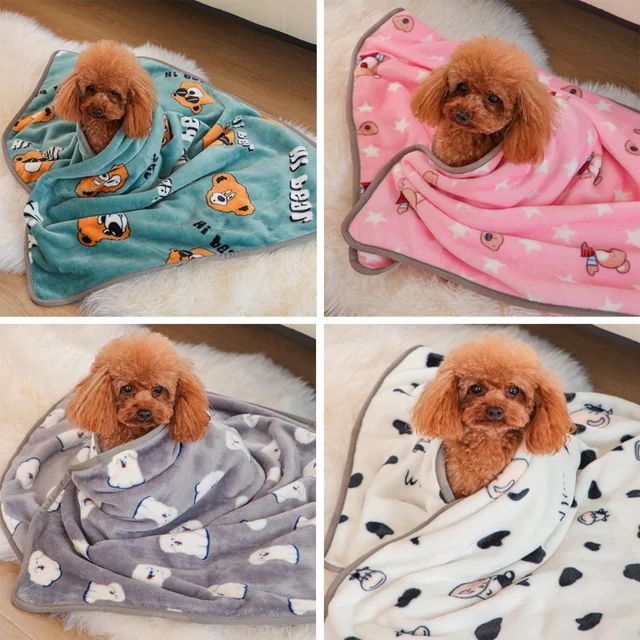 2025 New Soft Pet Blanket Spring Warm Dog Bed Blanket Cute Pet Sheets Warm Mat Comfortable Cat Dog Pad Blanket Pet Accessories 4