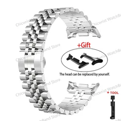 Premium Stainless Steel Metal Strap Bracelet for Galaxy Watch 8 40mm (S)