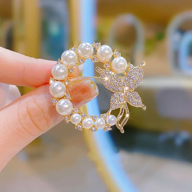 Shejuety Bee & Zircon Daisy Flower Brooch For Women – Crystal Rhinestone Pin For Holidays, Parties, Gifts - View #12