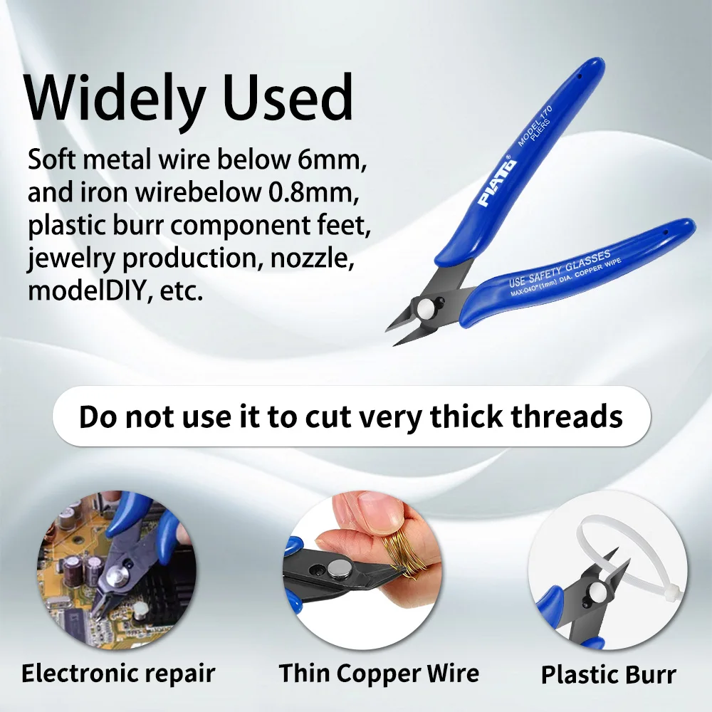 3D printer Tool DIY Electronic Diagonal Plier Side Cut Nipper Wire Cutter 170 3D Printer Part electric cleaner