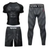 Cody Lundin Male Shirt + Pants Gym Set Men's MMA No Gi Jiu-Jitsu Brazilian Grappling Kickboxing Fitness Training Rash Guard Sets 6