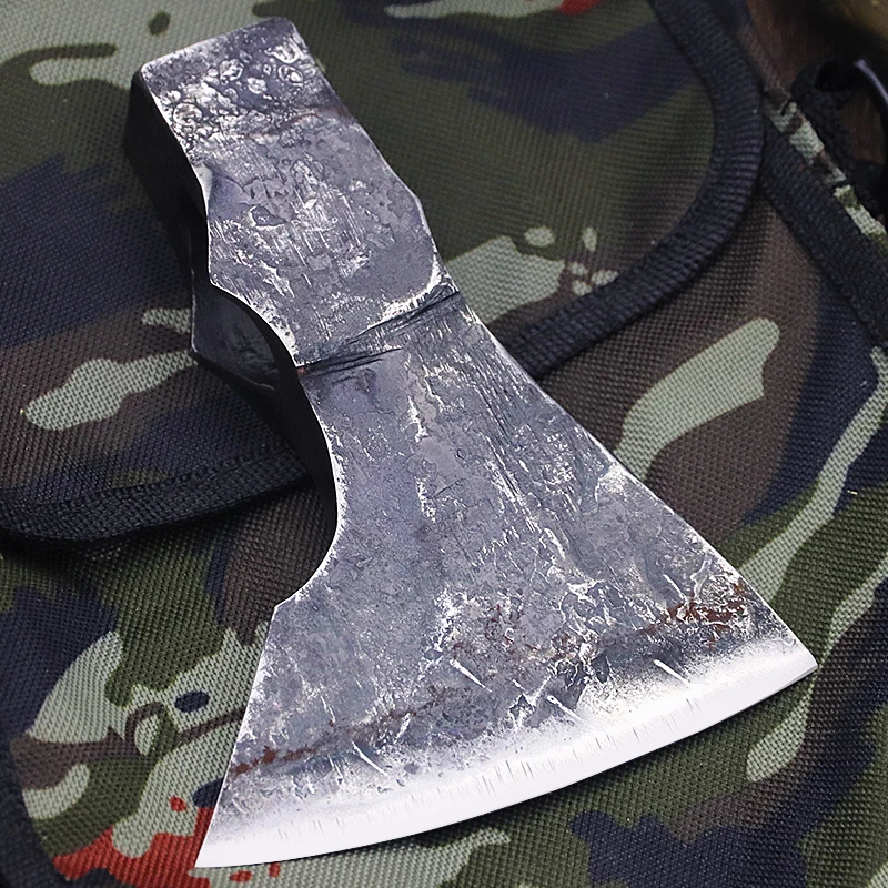 Steel forging multi-functional home outdoor old axe series tree chopping and wood hand axe garden repair woodworking axe 3
