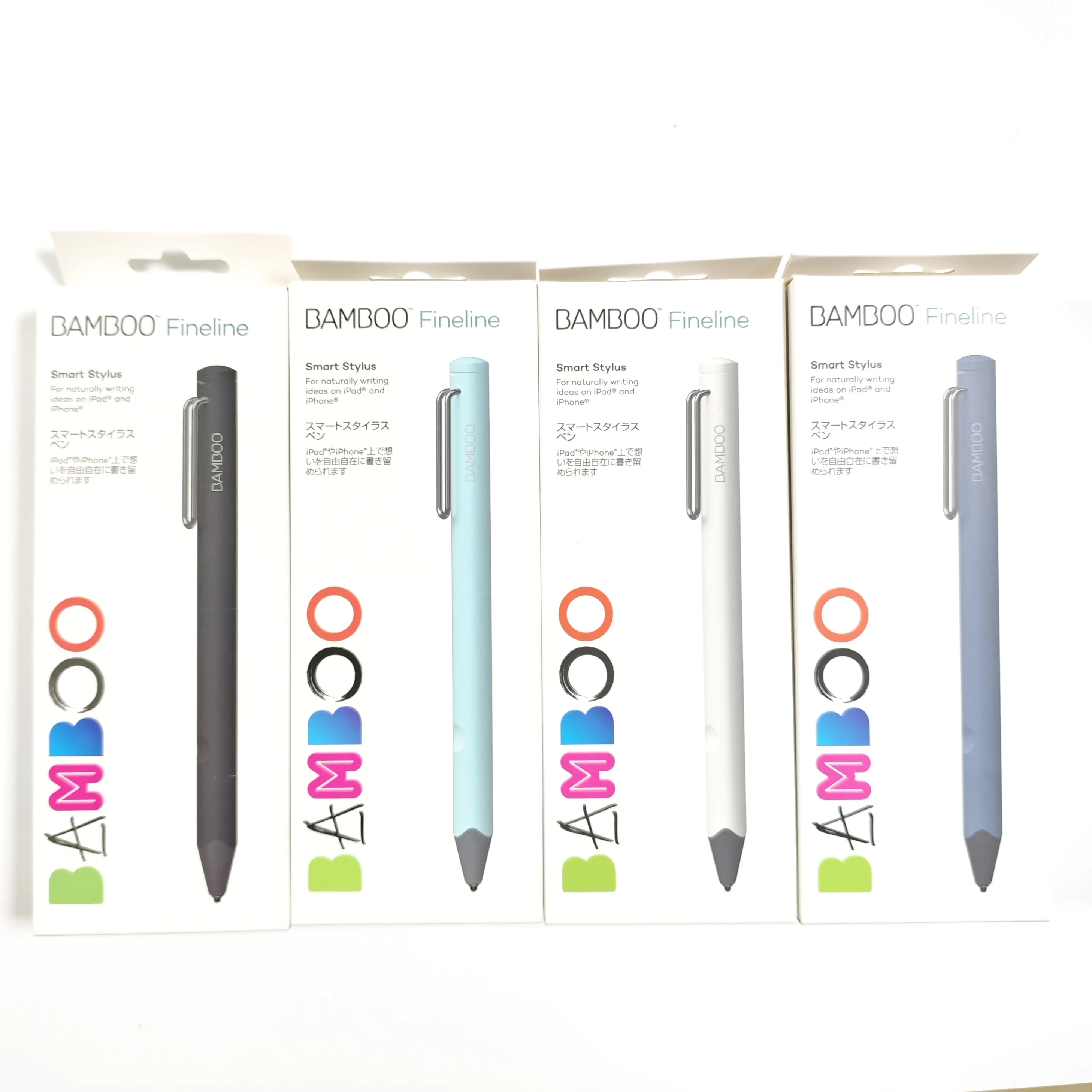 NEW Bamboo Fineline Stylus Pen for Wacom iPhone iPad Android Phone Devices CS610CK Touch Pen CS610CB CS610CW CS610CM