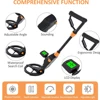 7.4 Inch Waterproof Kid Metal Detectors Gold Detector Lightweight Search Coil (24"-35") Adjustable Metal Detector for Junior