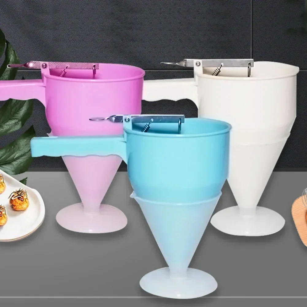 Chocolate Balls Plunger Funnel Easy To Operation ABS Cake Dispenser Pancake Batter Dispenser Pistons And Springs